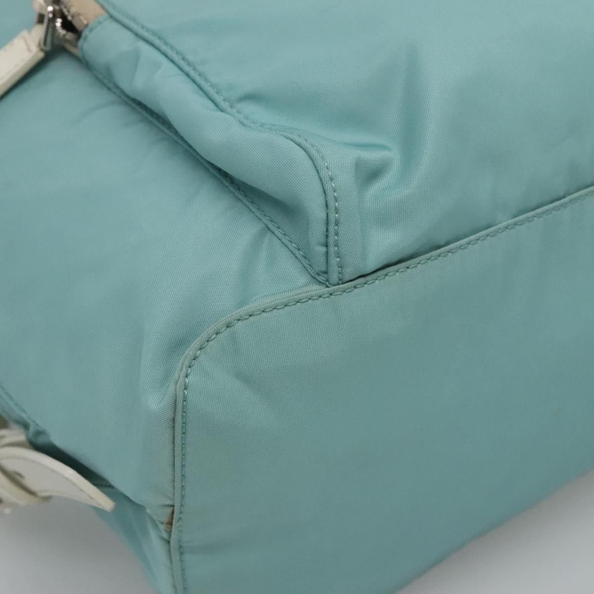 Prada Re-Nylon Blue Canvas Backpack Bag (Pre-Owned) Size ONE SIZE - 9 Thumbnail