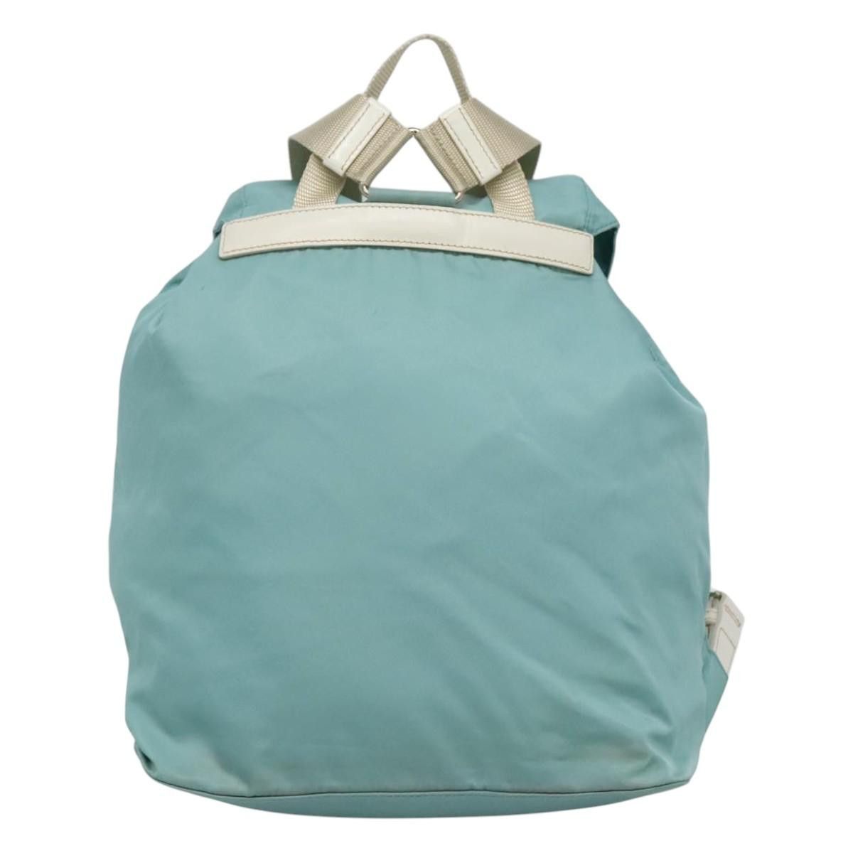 Prada Re-Nylon Blue Canvas Backpack Bag (Pre-Owned) Size ONE SIZE - 2 Thumbnail