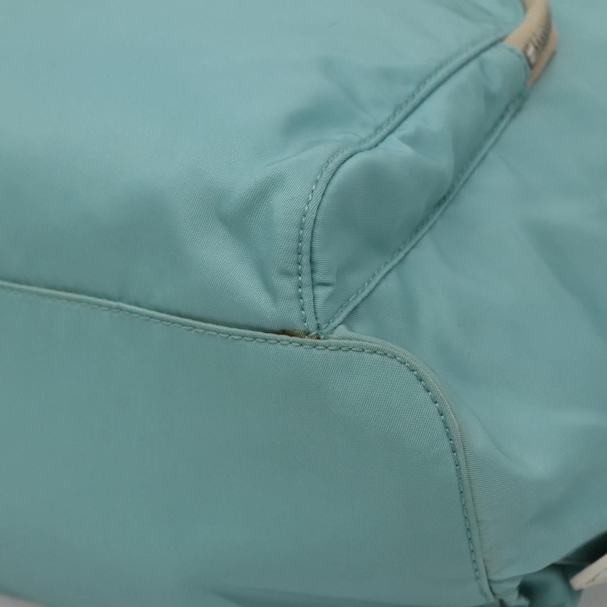 Prada Re-Nylon Blue Canvas Backpack Bag (Pre-Owned) Size ONE SIZE - 8 Thumbnail