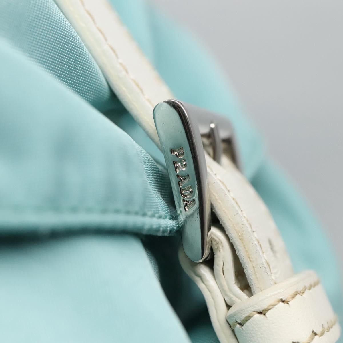 Prada Re-Nylon Blue Canvas Backpack Bag (Pre-Owned) Size ONE SIZE - 14 Thumbnail