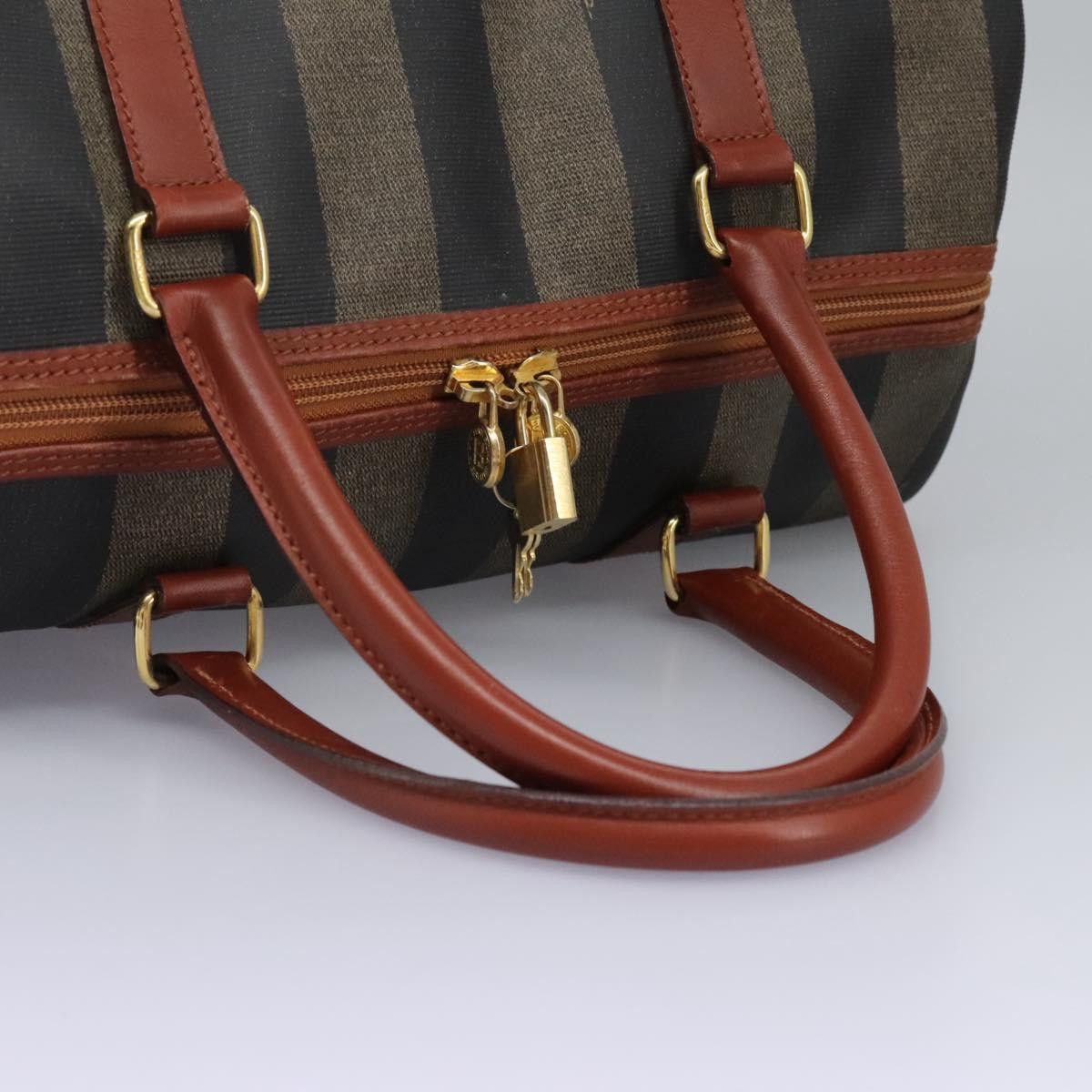 Fendi Pecan Multicolour Canvas Handbag (Pre-Owned) Size ONE SIZE - 5 Thumbnail