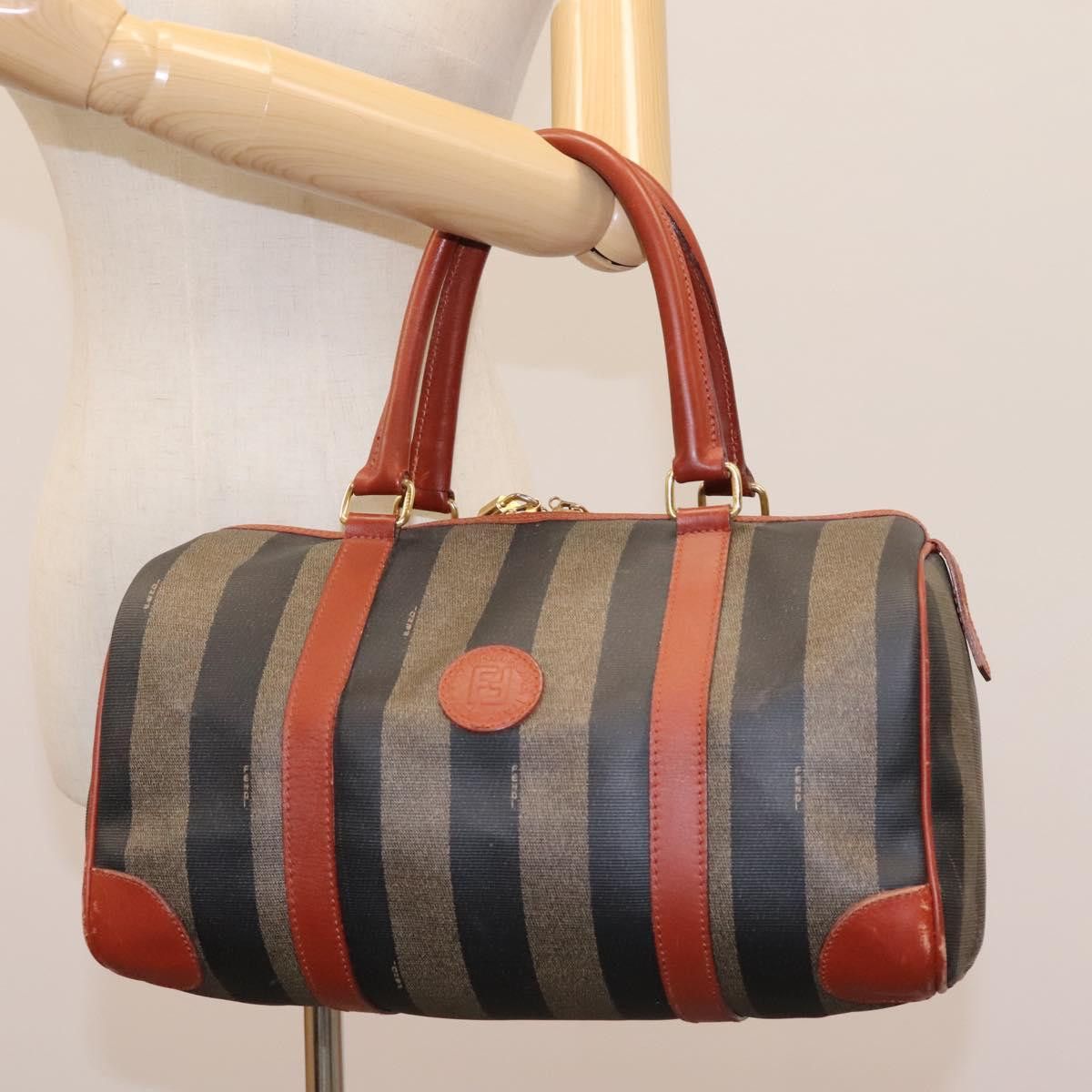 Fendi Pecan Multicolour Canvas Handbag (Pre-Owned) Size ONE SIZE - 18 Thumbnail