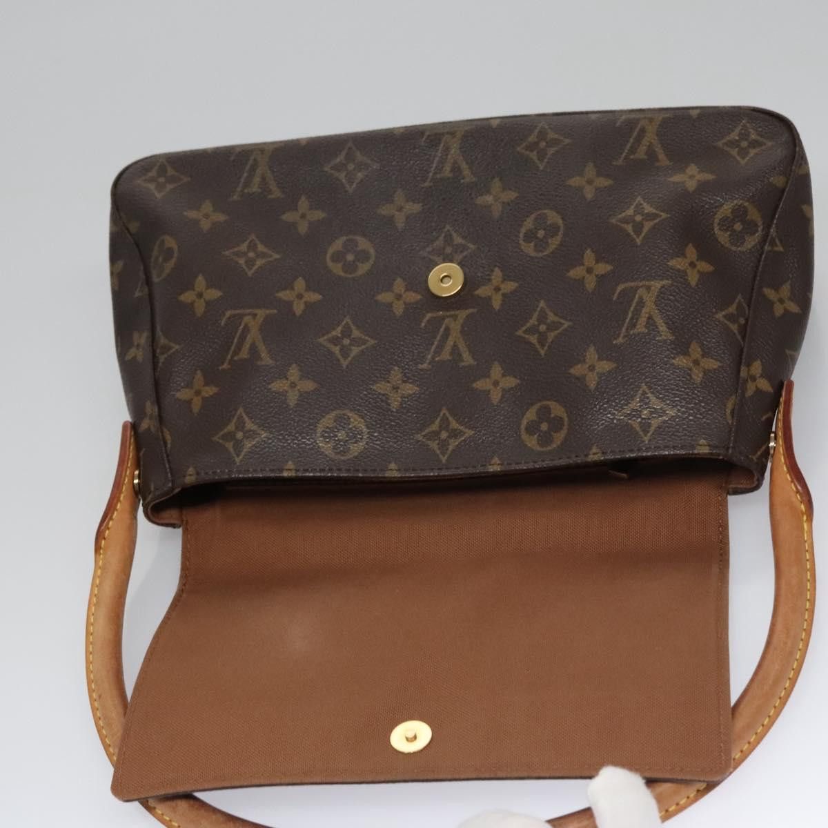 Louis Vuitton Mini Looping Brown Canvas Shoulder Bag (Pre-Owned) Size ONE SIZE - 12 Thumbnail