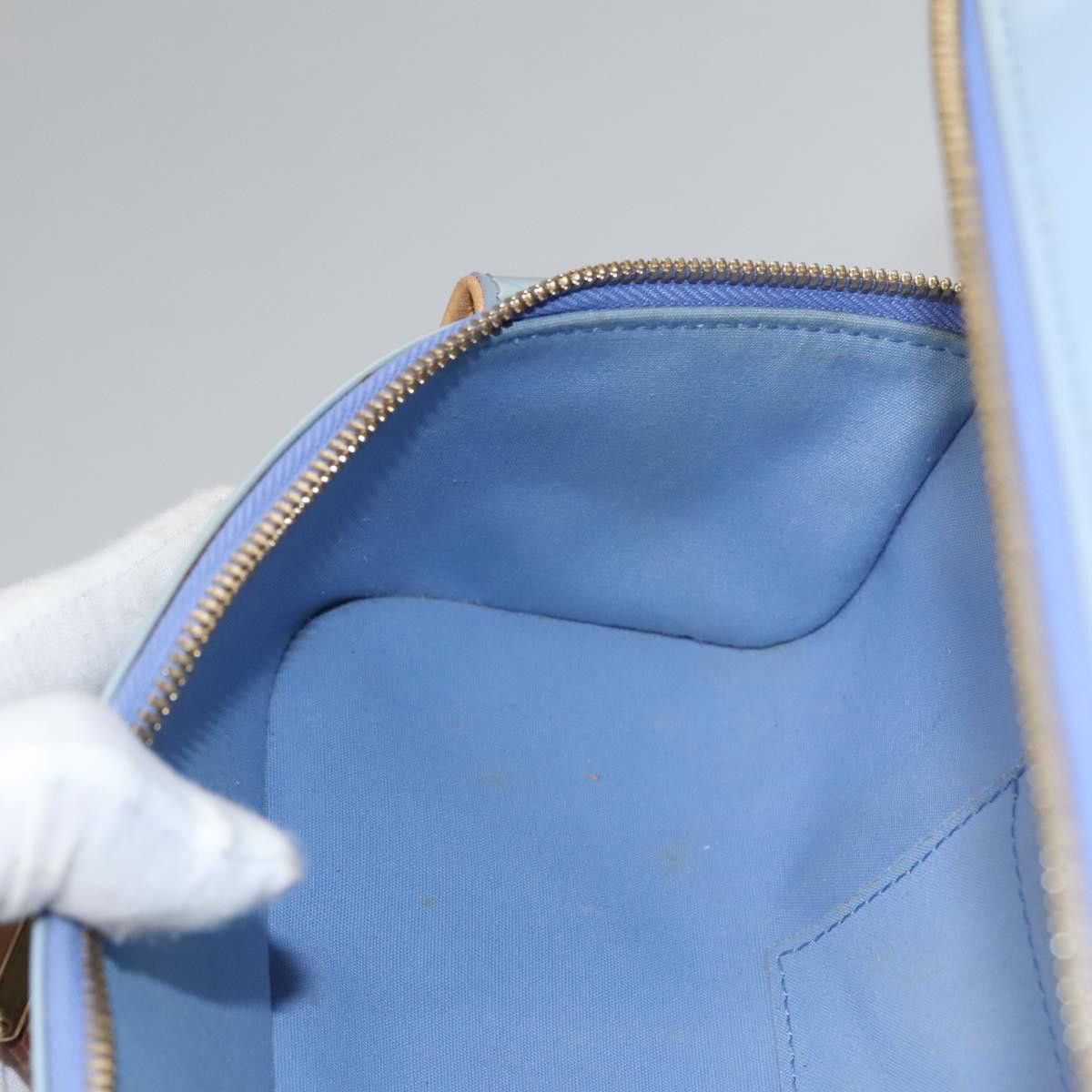 Louis Vuitton Sullivan Blue Patent Leather Handbag (Pre-Owned) Size ONE SIZE - 19 Thumbnail
