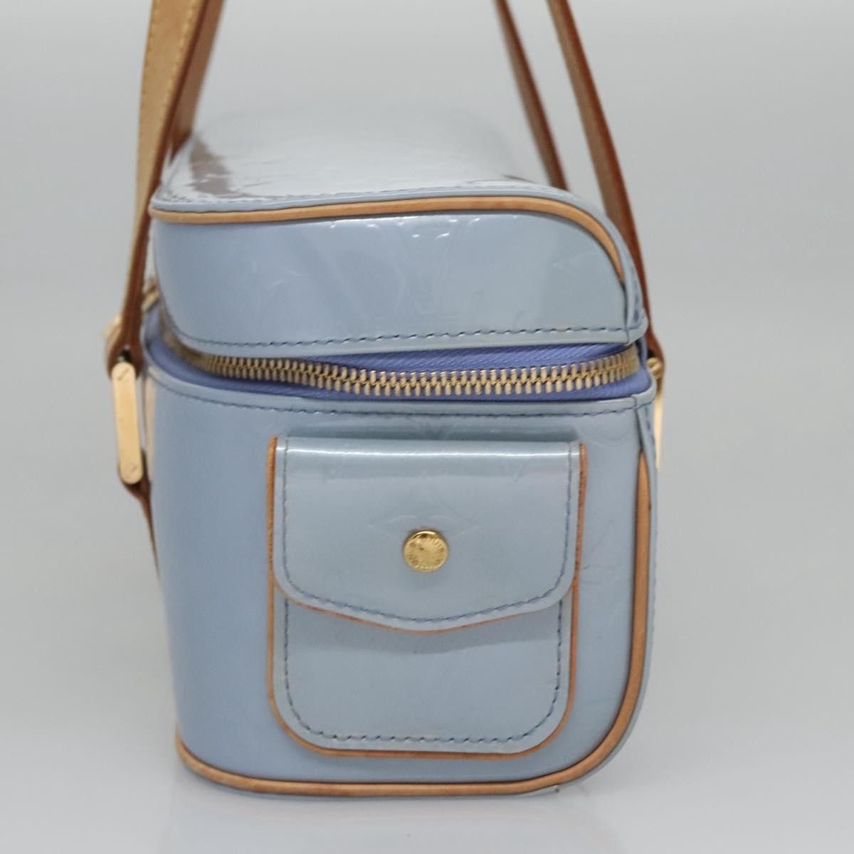 Louis Vuitton Sullivan Blue Patent Leather Handbag (Pre-Owned) Size ONE SIZE - 3 Thumbnail