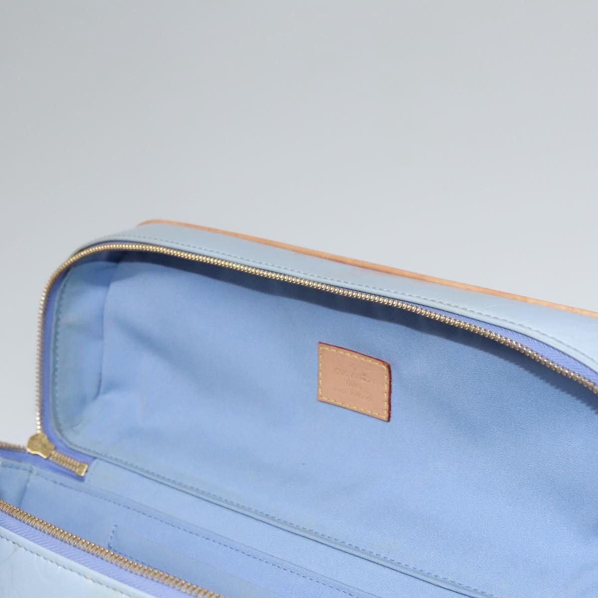 Louis Vuitton Sullivan Blue Patent Leather Handbag (Pre-Owned) Size ONE SIZE - 18 Thumbnail