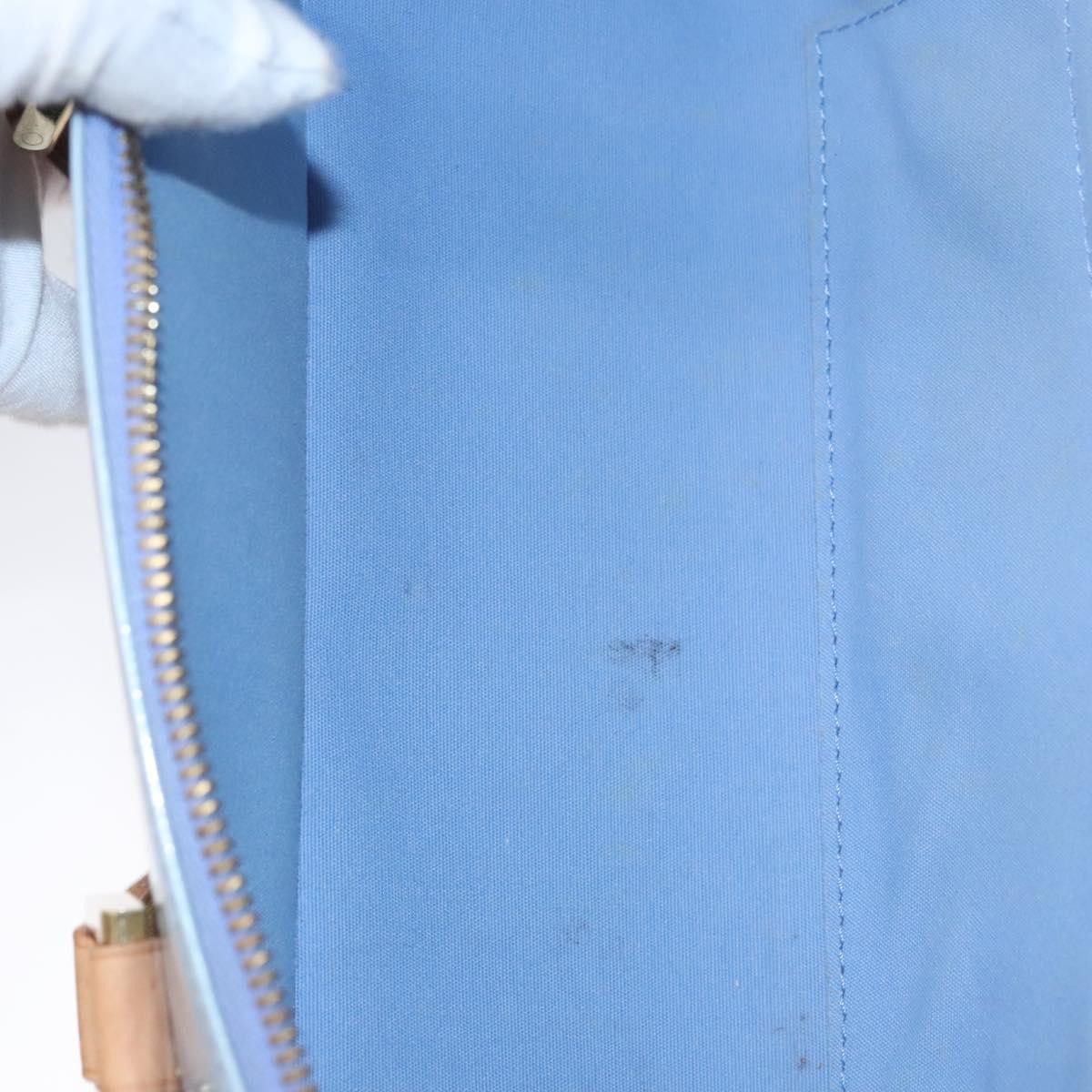Louis Vuitton Sullivan Blue Patent Leather Handbag (Pre-Owned) Size ONE SIZE - 13 Thumbnail