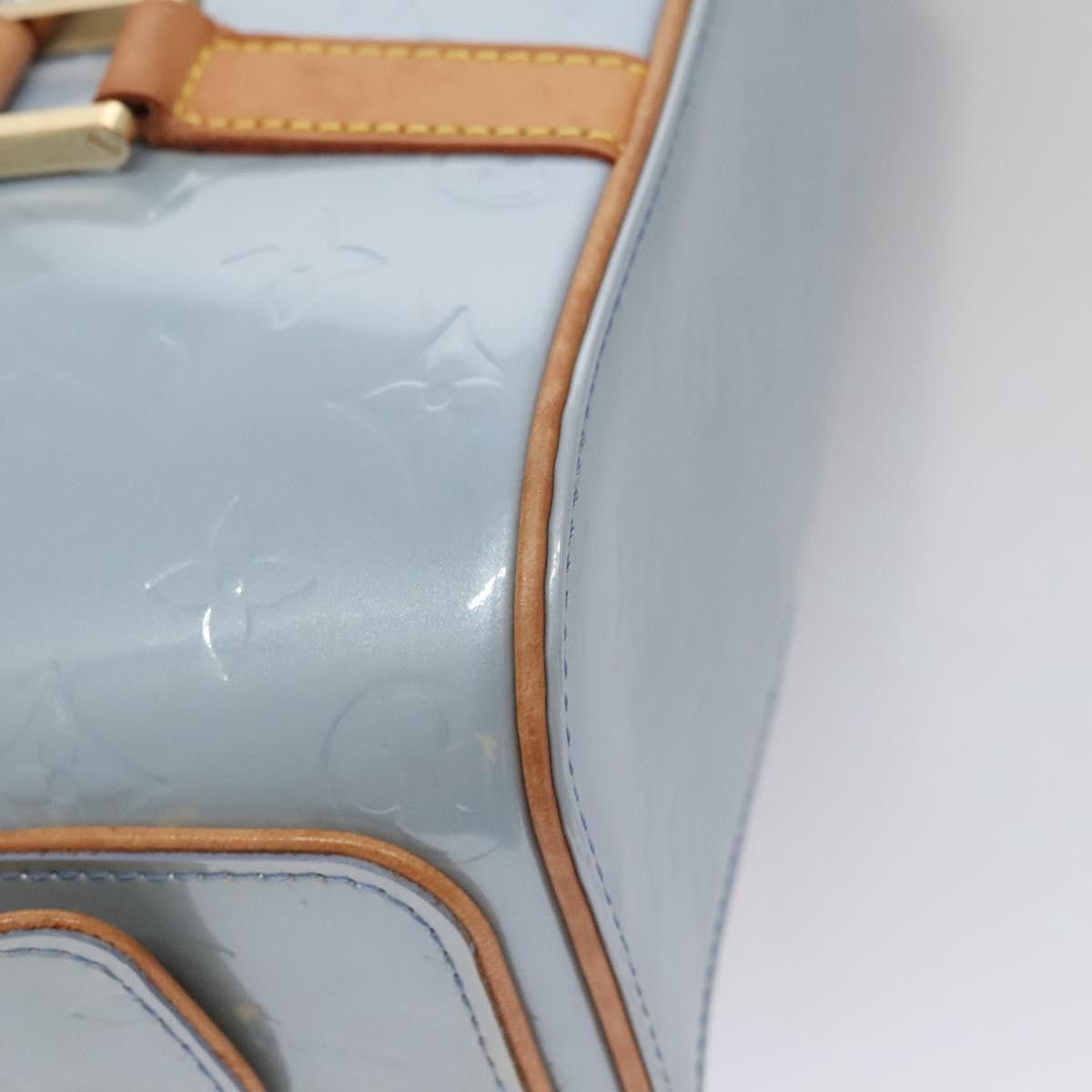 Louis Vuitton Sullivan Blue Patent Leather Handbag (Pre-Owned) Size ONE SIZE - 8 Thumbnail
