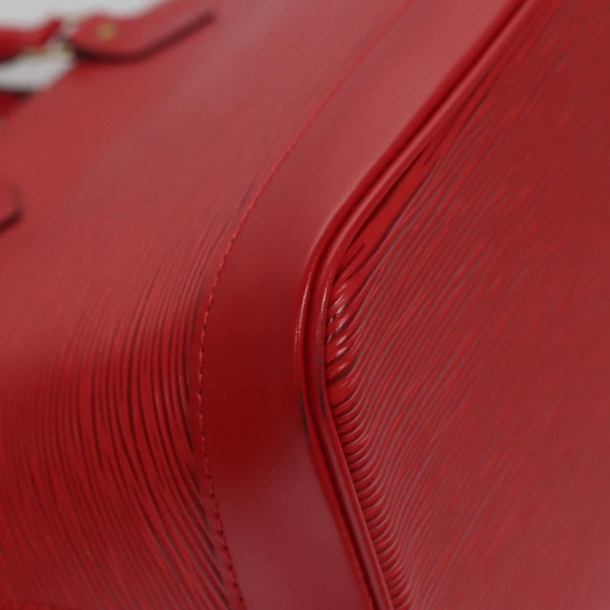 Louis Vuitton Alma Red Leather Handbag (Pre-Owned) Size ONE SIZE - 9 Thumbnail
