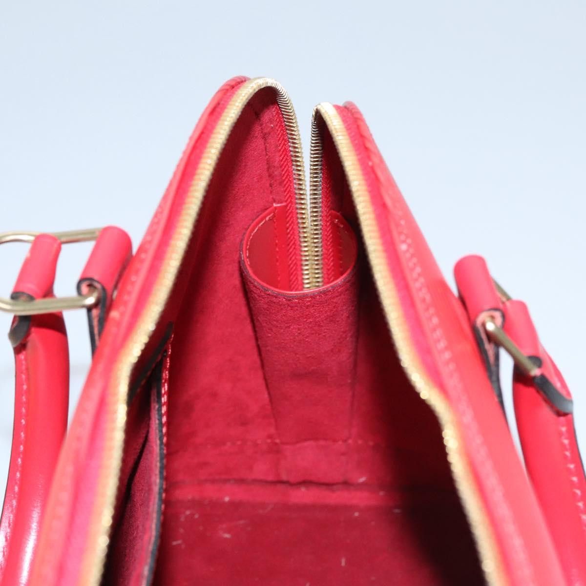 Louis Vuitton Alma Red Leather Handbag (Pre-Owned) Size ONE SIZE - 16 Thumbnail