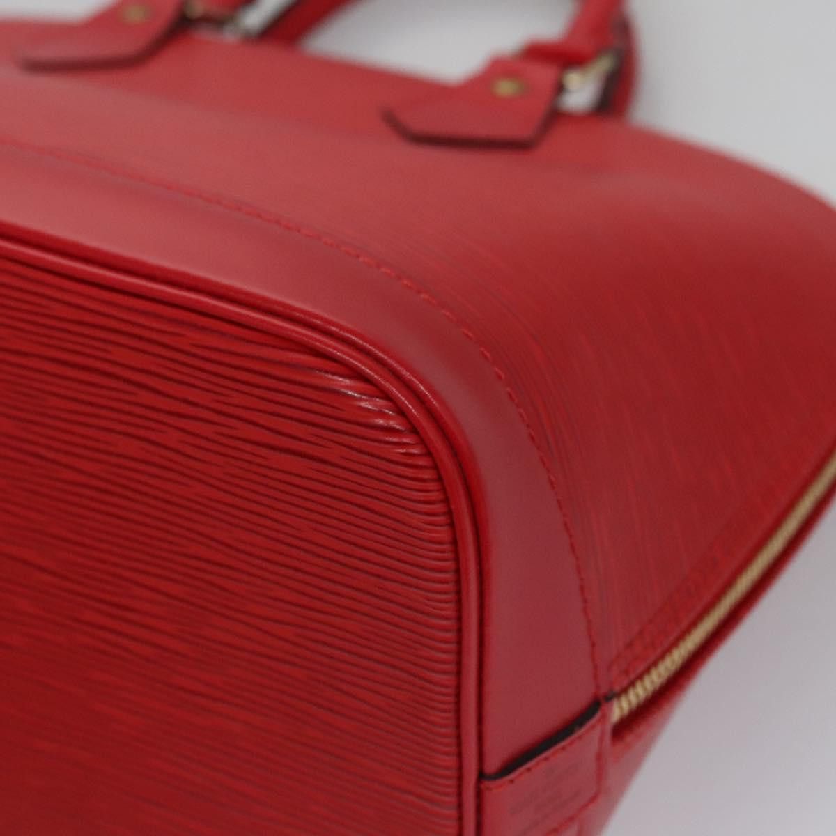 Louis Vuitton Alma Red Leather Handbag (Pre-Owned) Size ONE SIZE - 10 Thumbnail