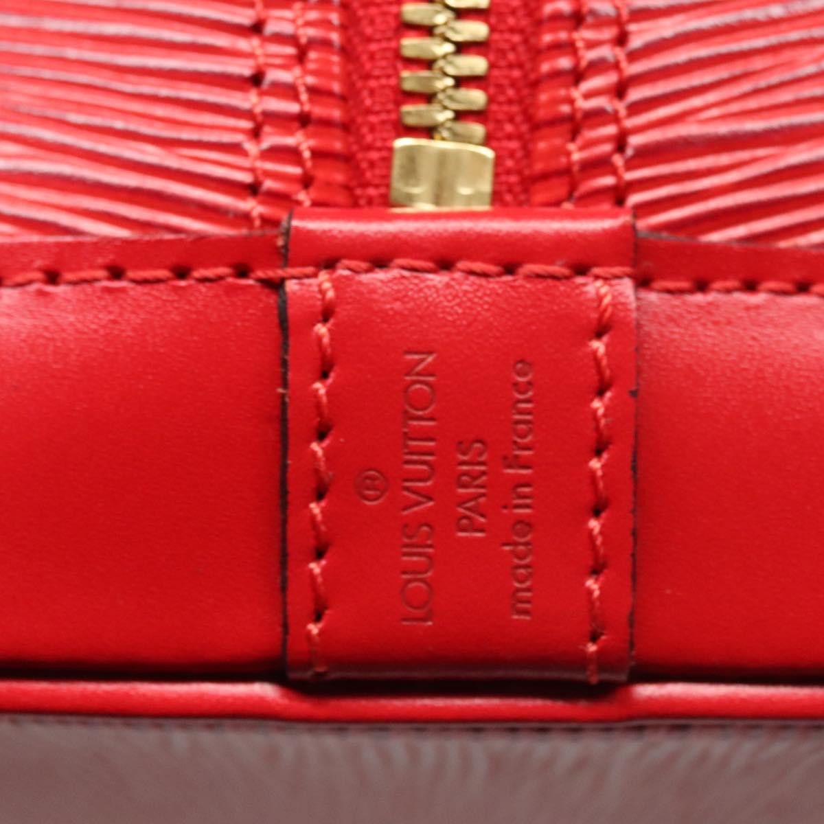 Louis Vuitton Alma Red Leather Handbag (Pre-Owned) Size ONE SIZE - 13 Thumbnail