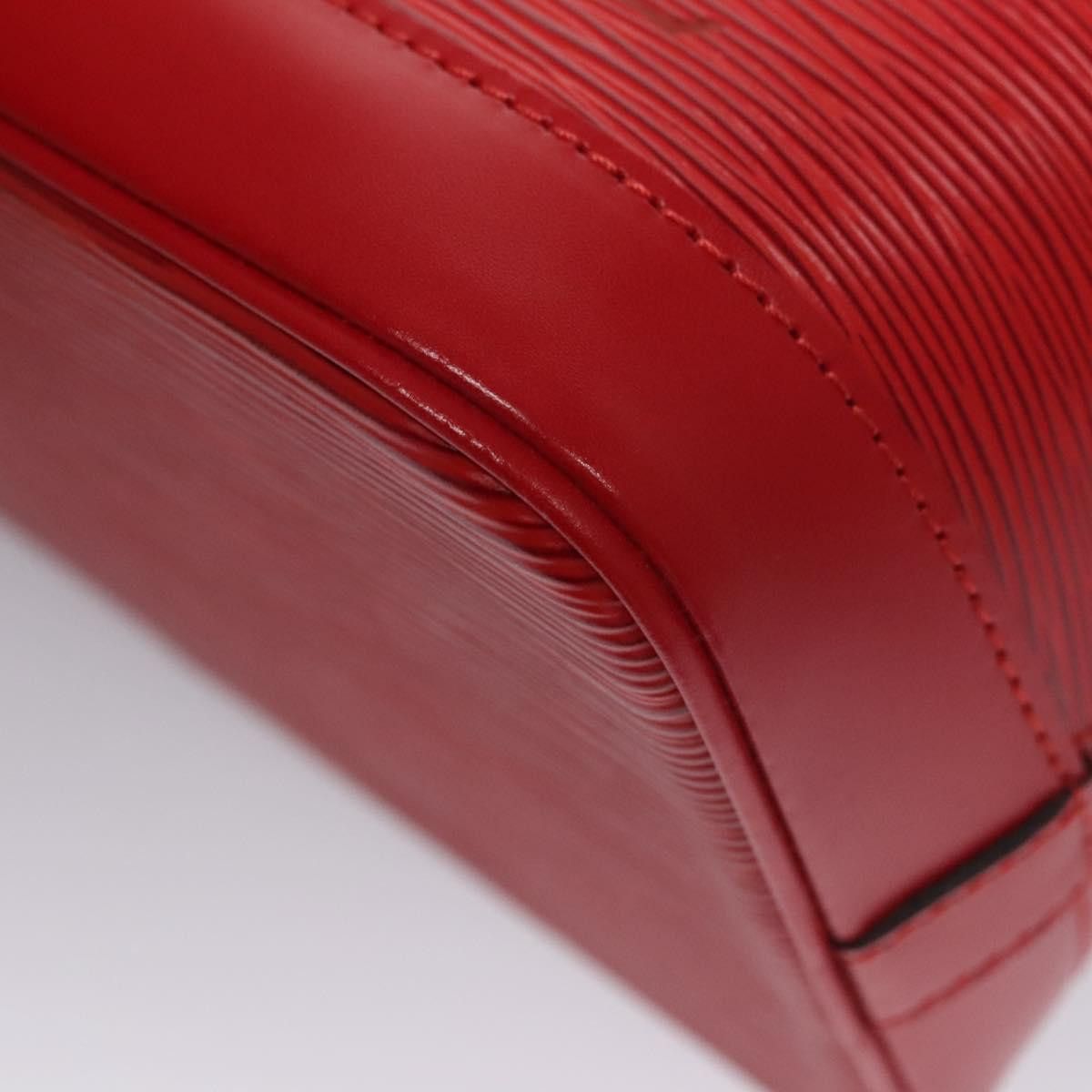 Louis Vuitton Alma Red Leather Handbag (Pre-Owned) Size ONE SIZE - 12 Thumbnail