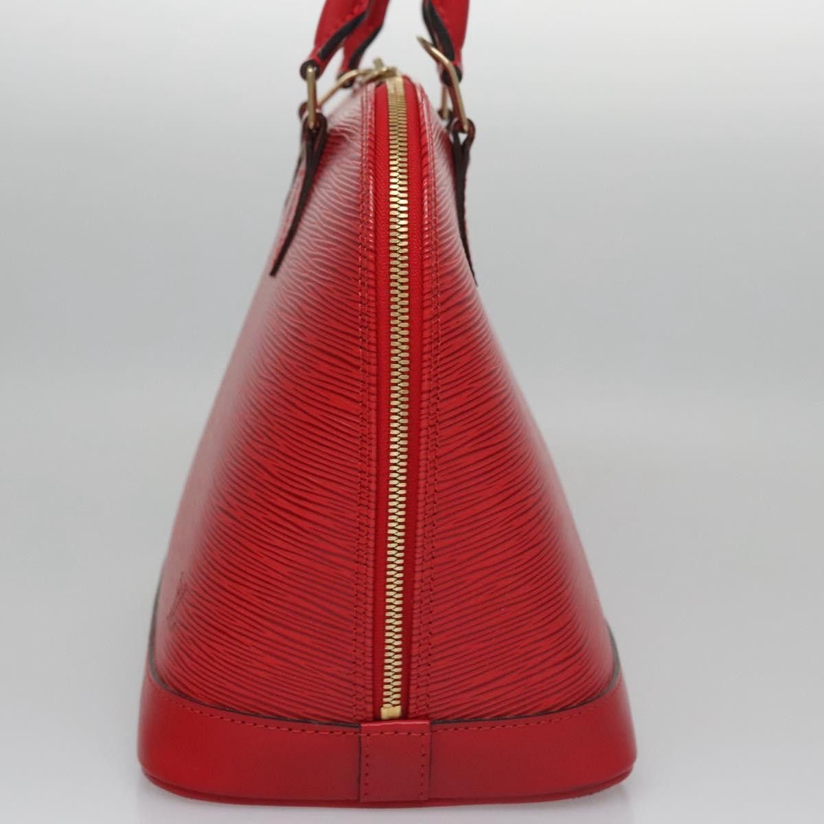 Louis Vuitton Alma Red Leather Handbag (Pre-Owned) Size ONE SIZE - 3 Thumbnail
