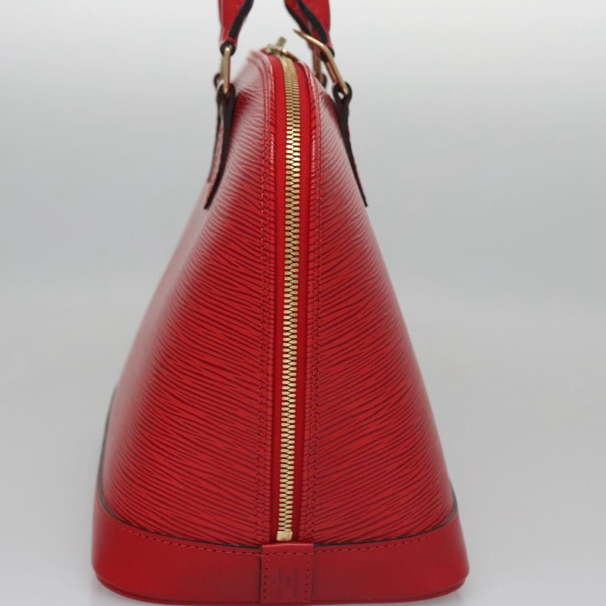 Louis Vuitton Alma Red Leather Handbag (Pre-Owned) Size ONE SIZE - 4 Thumbnail