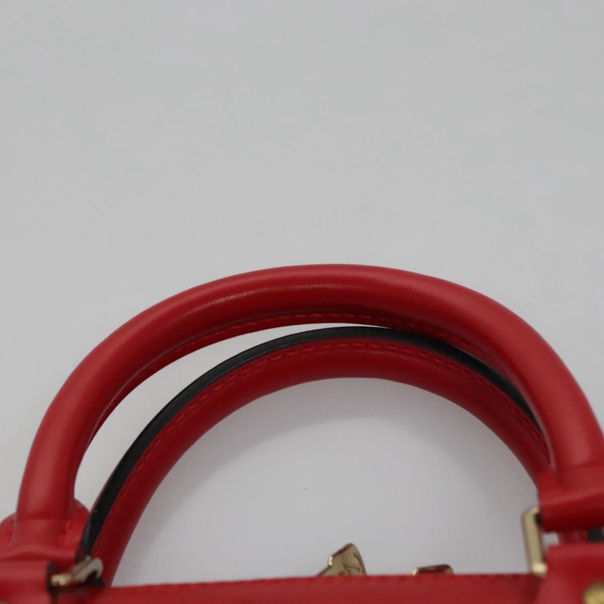 Louis Vuitton Alma Red Leather Handbag (Pre-Owned) Size ONE SIZE - 7 Thumbnail