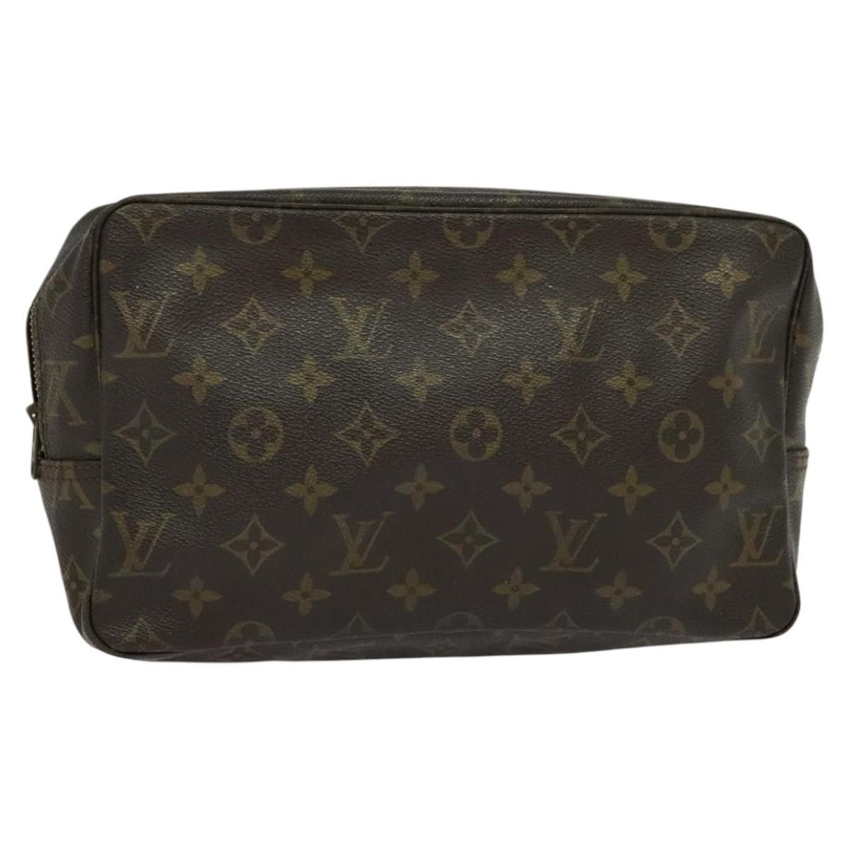 Louis Vuitton Trousse Toilette 28 Brown Canvas Clutch Bag (Pre-Owned) Size ONE SIZE - 18 Thumbnail