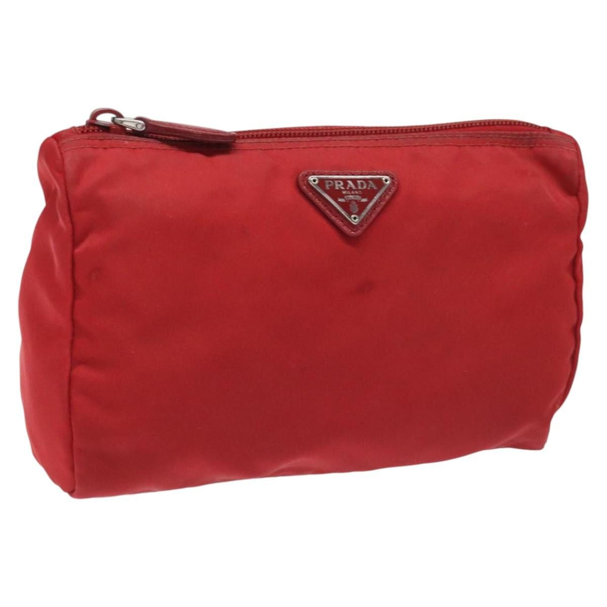 Prada Red Synthetic Clutch Bag (Pre-Owned) Size ONE SIZE - 19 Thumbnail