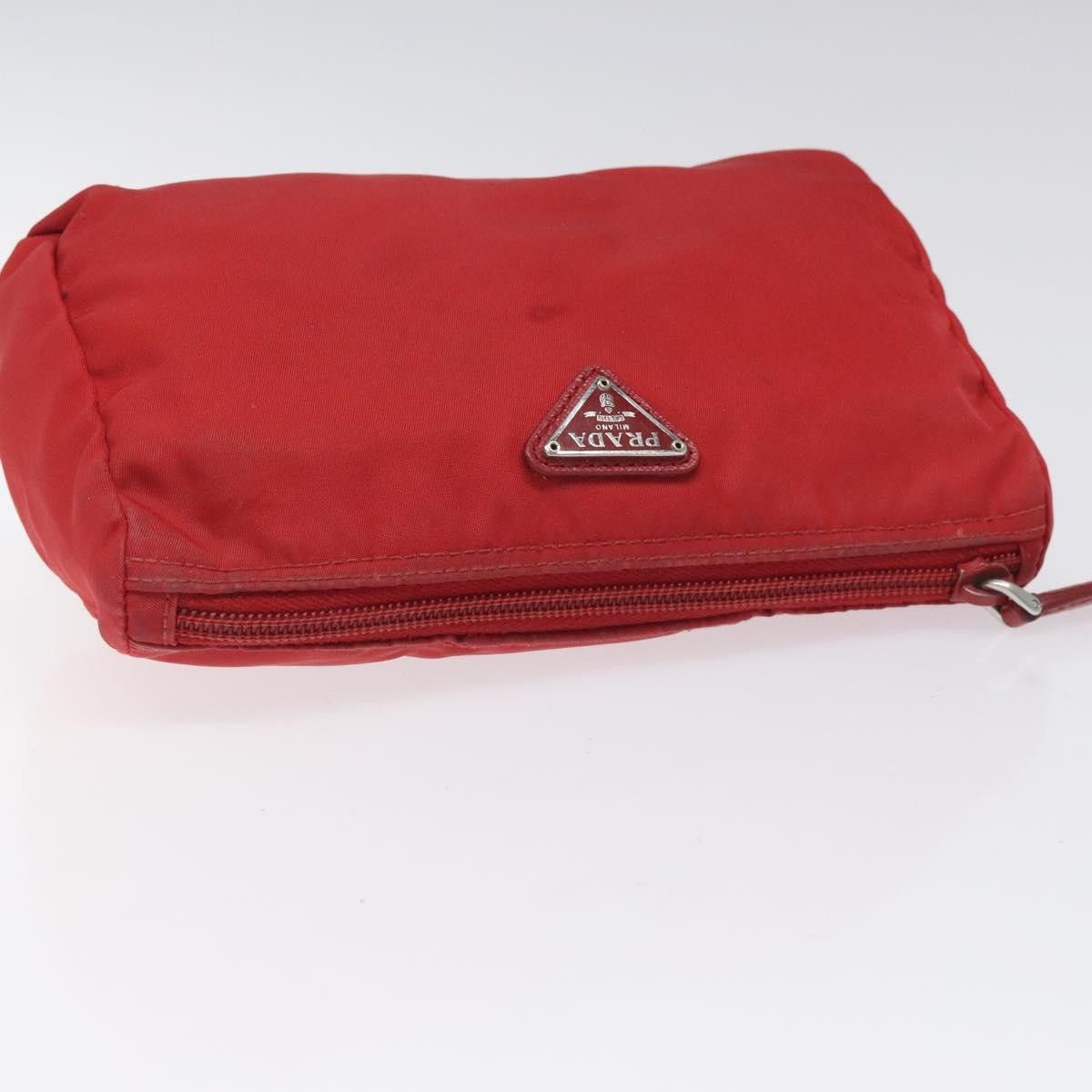 Prada Red Synthetic Clutch Bag (Pre-Owned) Size ONE SIZE - 6 Thumbnail