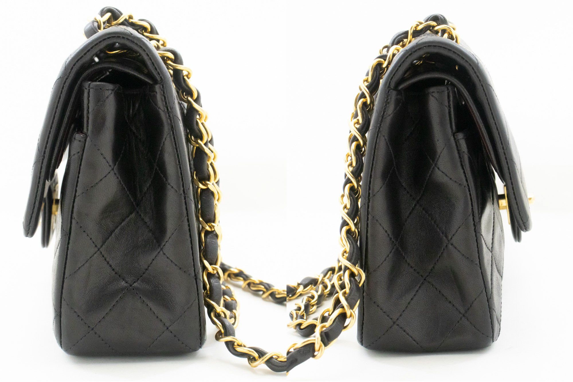 Chanel Timeless 23 Black Leather Shoulder Bag (Pre-Owned) Size ONE SIZE - 3 Thumbnail