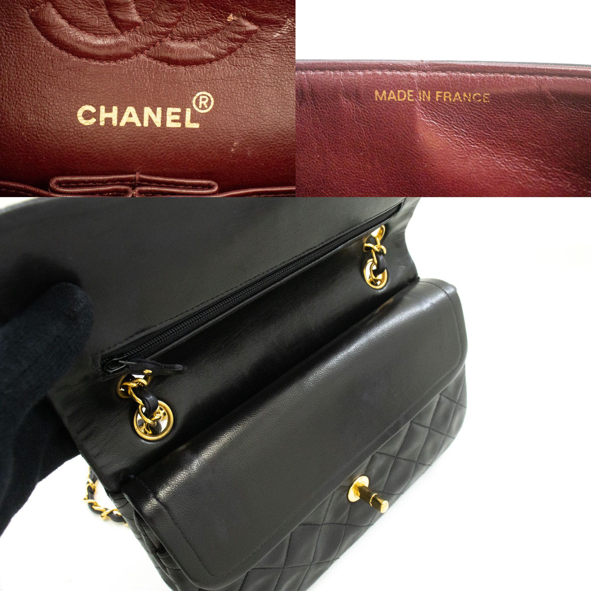 Chanel Timeless 23 Black Leather Shoulder Bag (Pre-Owned) Size ONE SIZE - 7 Thumbnail
