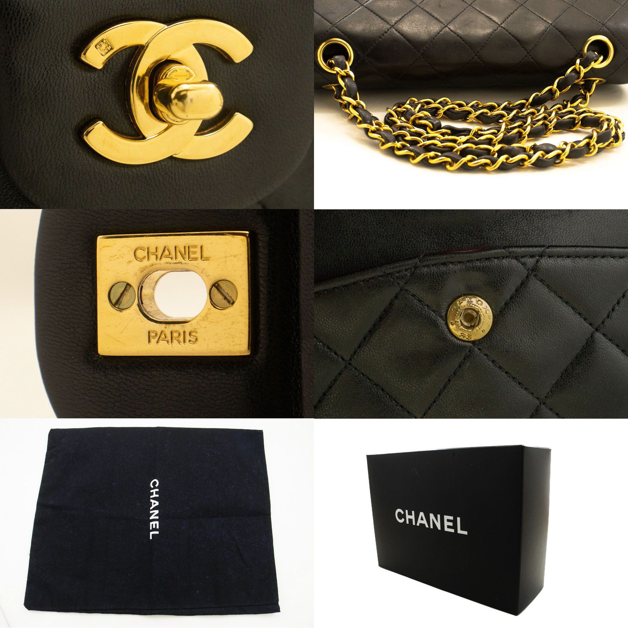 Chanel Timeless 23 Black Leather Shoulder Bag (Pre-Owned) Size ONE SIZE - 5 Thumbnail