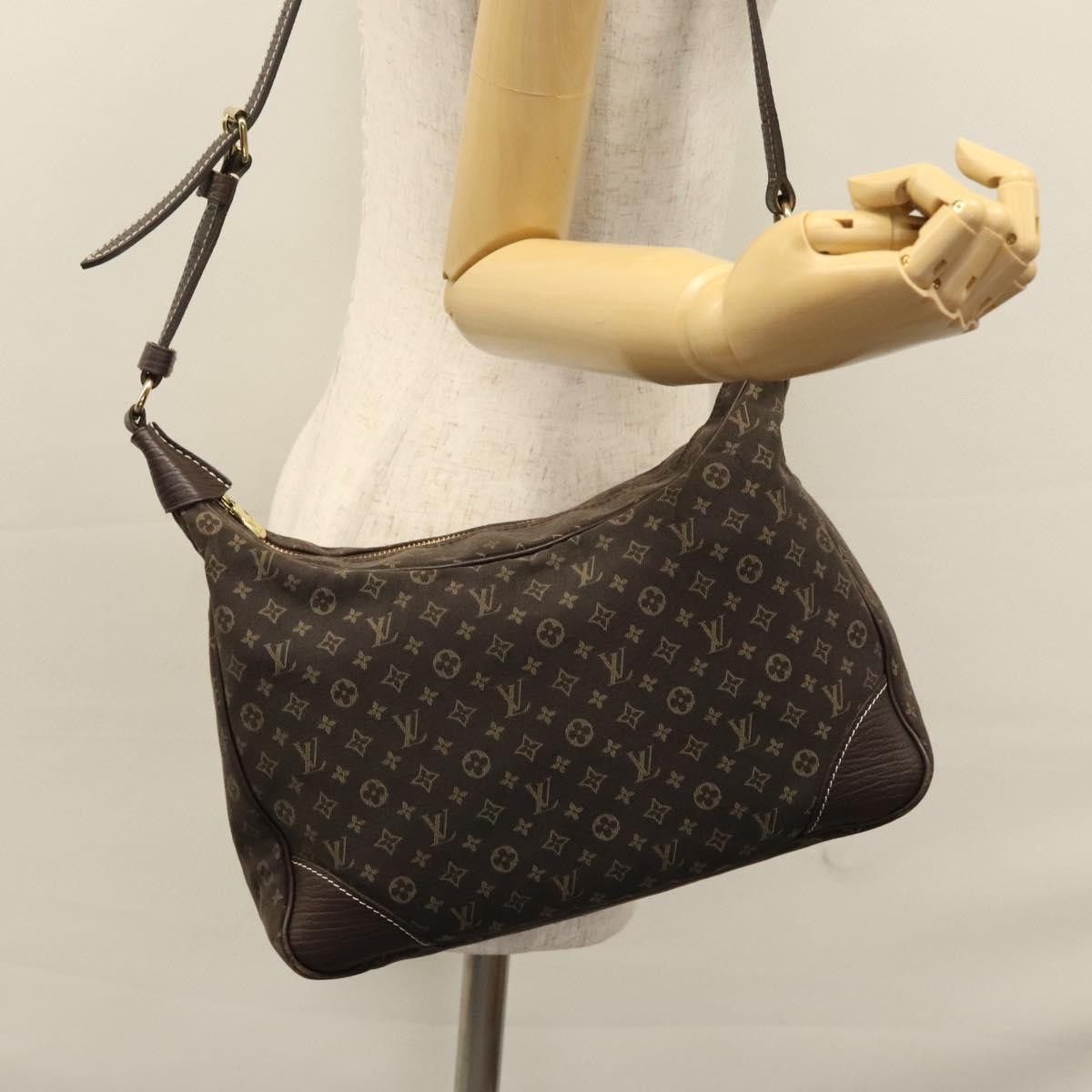 Louis Vuitton Boulogne Brown Canvas Shoulder Bag (Pre-Owned) Size ONE SIZE - 16 Thumbnail