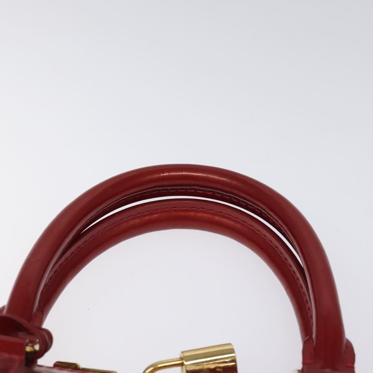 Louis Vuitton Alma Burgundy Patent Leather Handbag (Pre-Owned) Size ONE SIZE - 6 Thumbnail