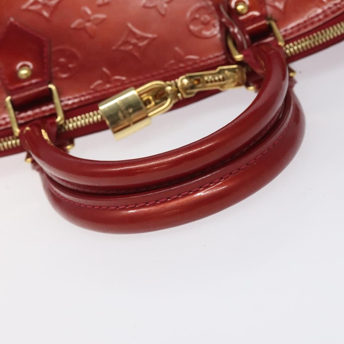 Louis Vuitton Alma Burgundy Patent Leather Handbag (Pre-Owned) Size ONE SIZE - 5 Thumbnail