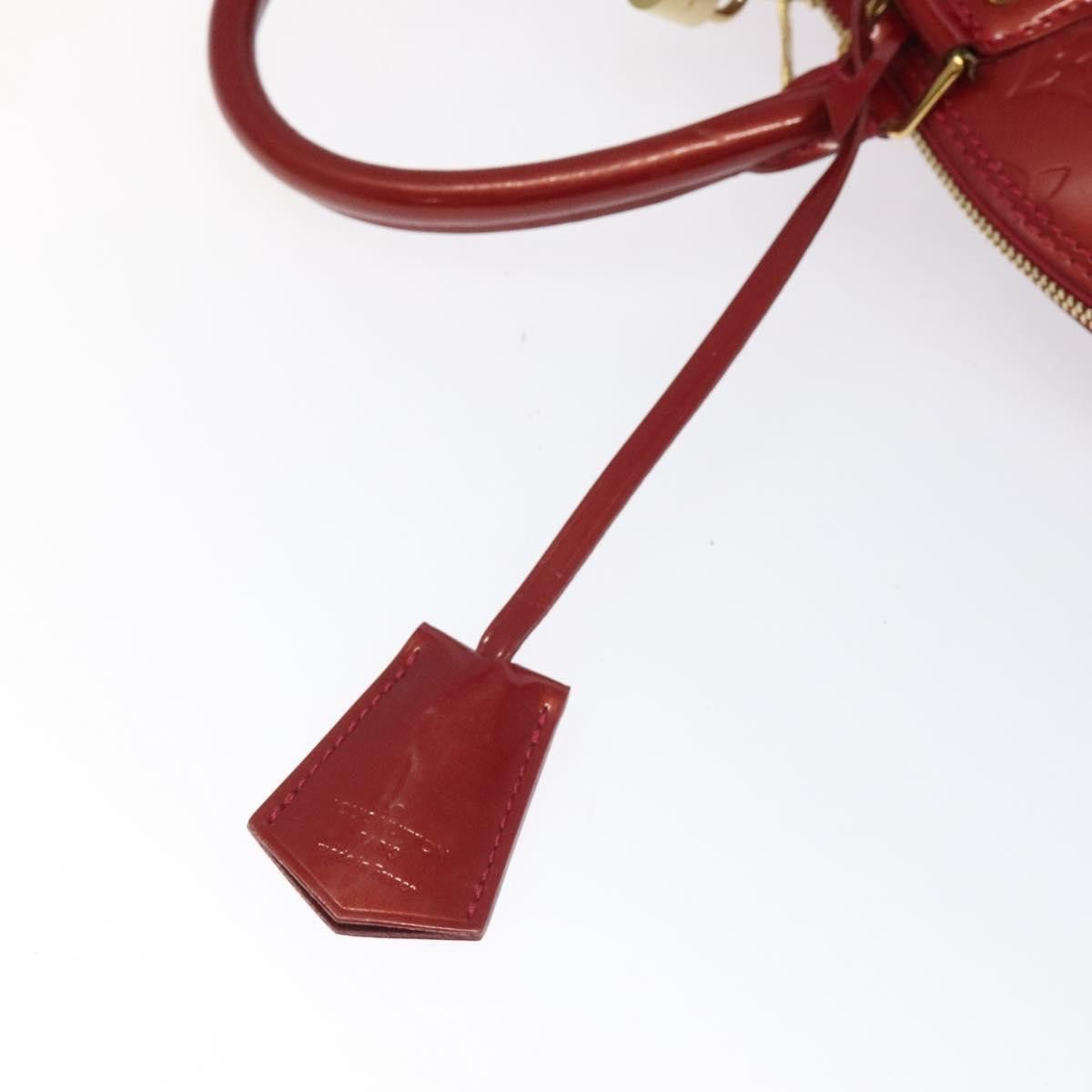 Louis Vuitton Alma Burgundy Patent Leather Handbag (Pre-Owned) Size ONE SIZE - 15 Thumbnail