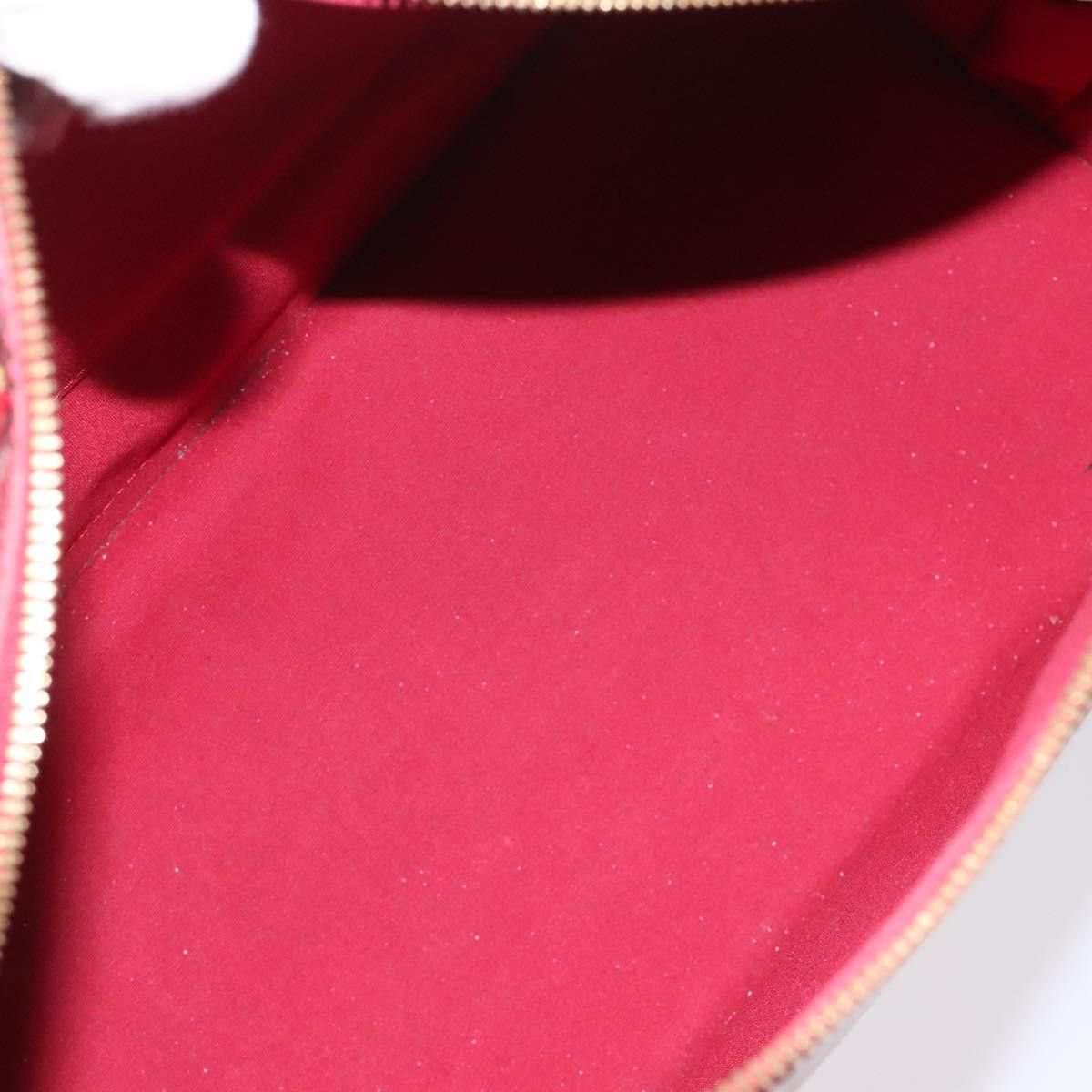 Louis Vuitton Alma Burgundy Patent Leather Handbag (Pre-Owned) Size ONE SIZE - 16 Thumbnail
