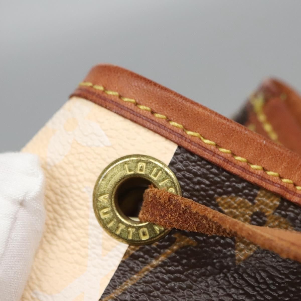 Louis Vuitton Petit Noé Brown Canvas Shoulder Bag (Pre-Owned) Size ONE SIZE - 14 Thumbnail
