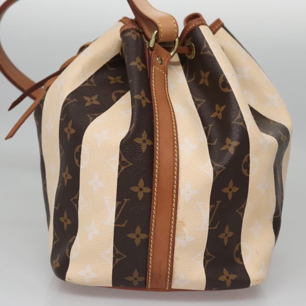 Louis Vuitton Petit Noé Brown Canvas Shoulder Bag (Pre-Owned) Size ONE SIZE - 3 Thumbnail