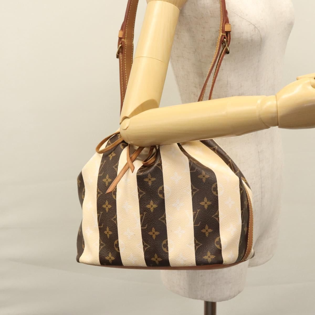 Louis Vuitton Petit Noé Brown Canvas Shoulder Bag (Pre-Owned) Size ONE SIZE - 19 Thumbnail