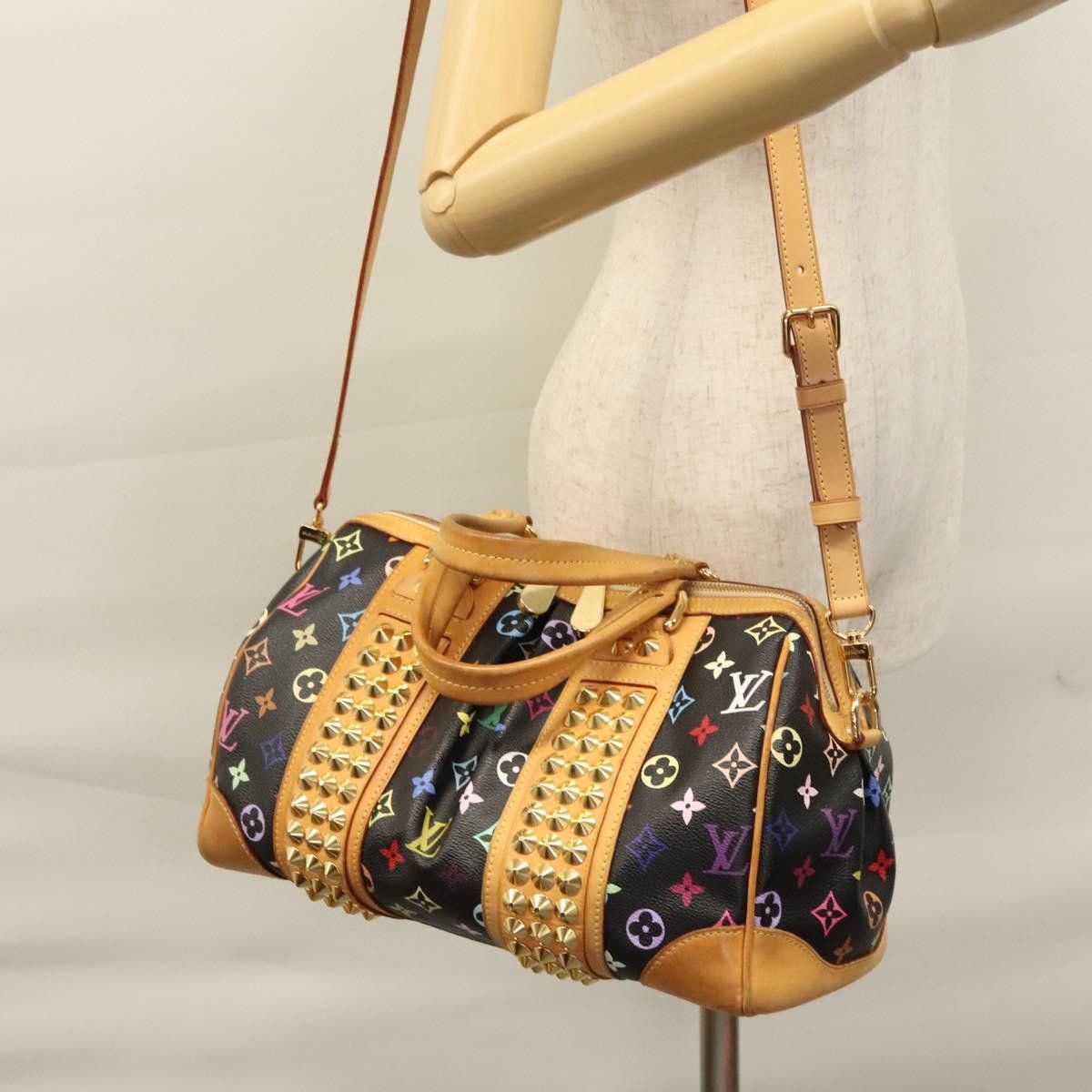 Louis Vuitton Courtney Black Canvas Handbag (Pre-Owned) Size ONE SIZE - 18 Thumbnail