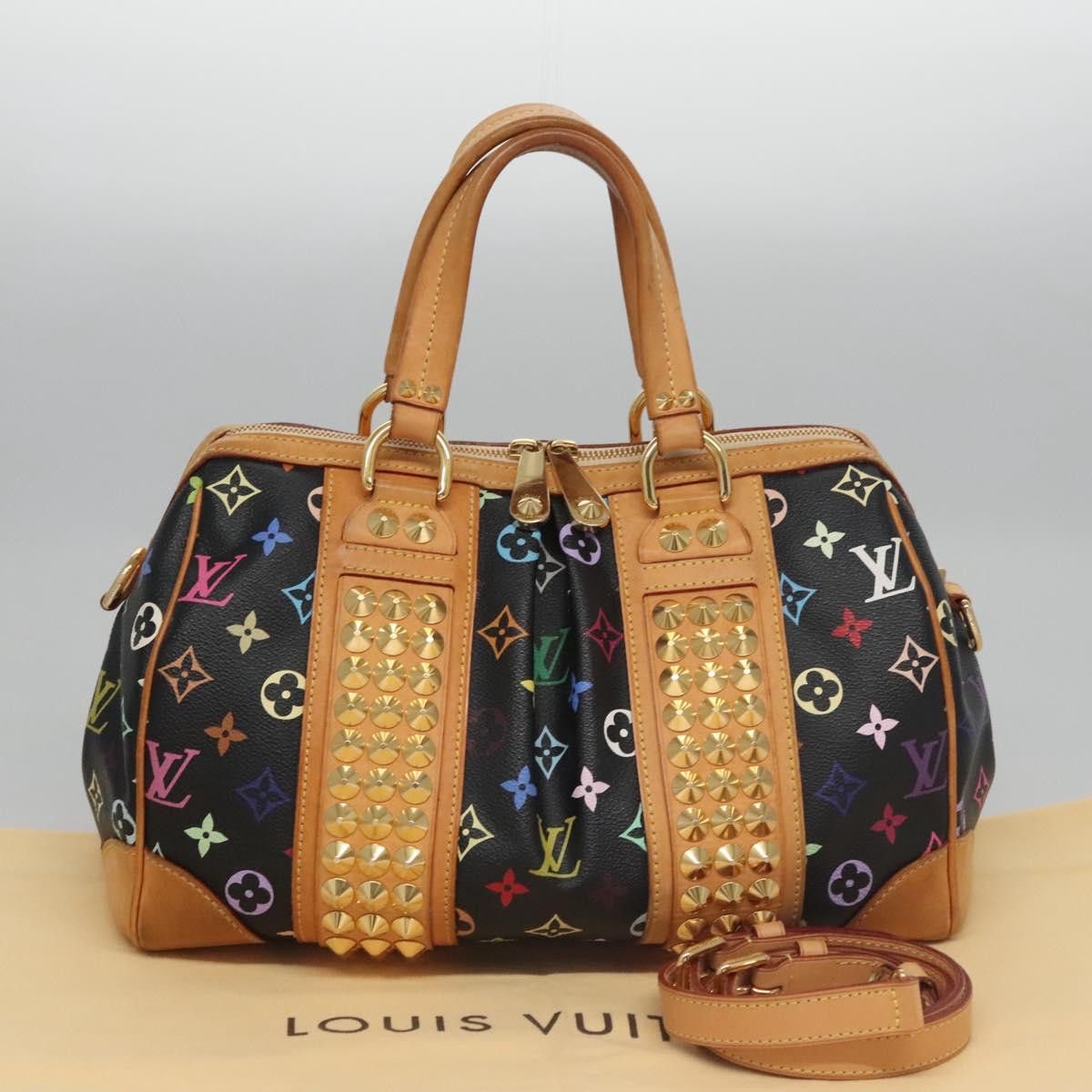 Louis Vuitton Courtney Black Canvas Handbag (Pre-Owned) Size ONE SIZE - 17 Thumbnail