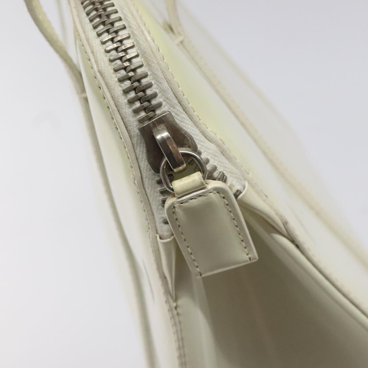 Prada White Patent Leather Handbag (Pre-Owned) Size ONE SIZE - 14 Thumbnail