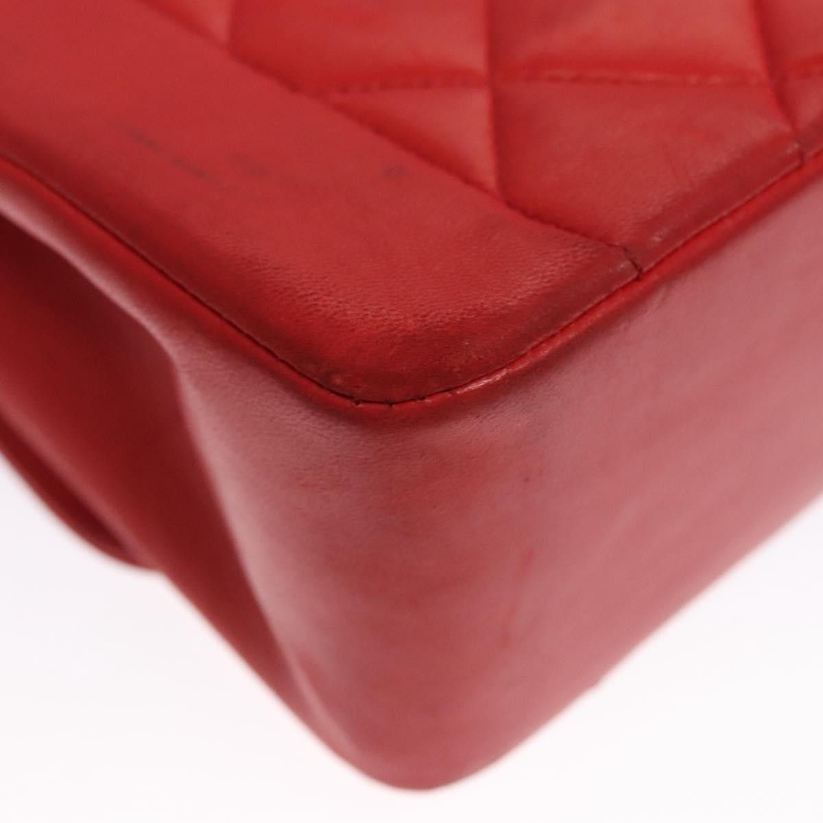 Chanel Diana Red Leather Shoulder Bag (Pre-Owned) Size ONE SIZE - 17 Thumbnail