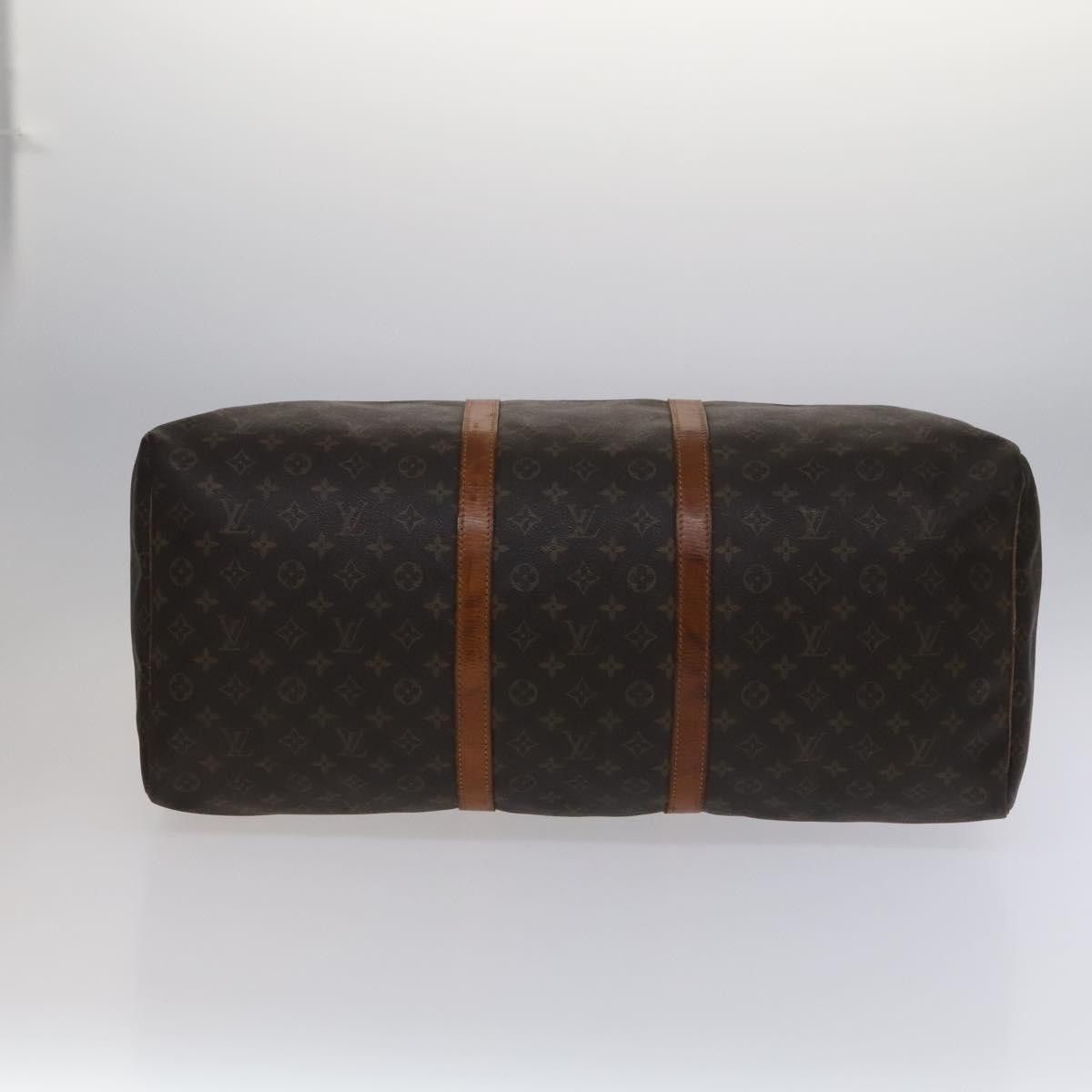 Louis Vuitton Keepall 60 Brown Canvas Travel Bag (Pre-Owned) Size ONE SIZE - 7 Thumbnail