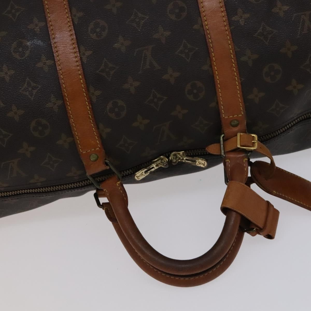 Louis Vuitton Keepall 60 Brown Canvas Travel Bag (Pre-Owned) Size ONE SIZE - 5 Thumbnail