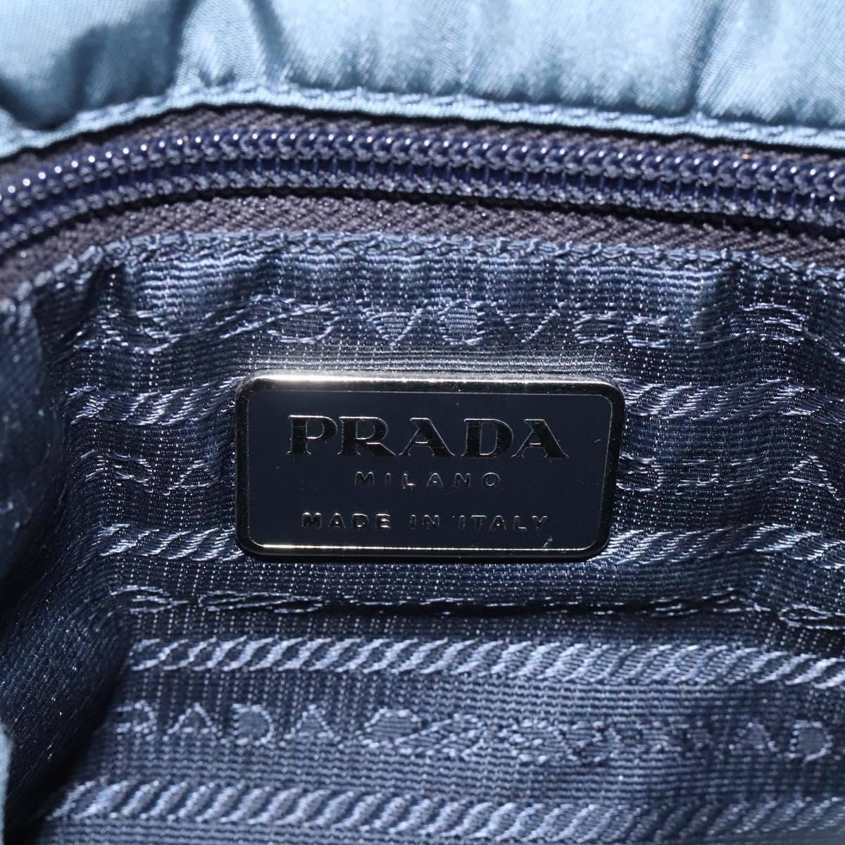 Prada Blue Synthetic Handbag (Pre-Owned) Size ONE SIZE - 14 Thumbnail