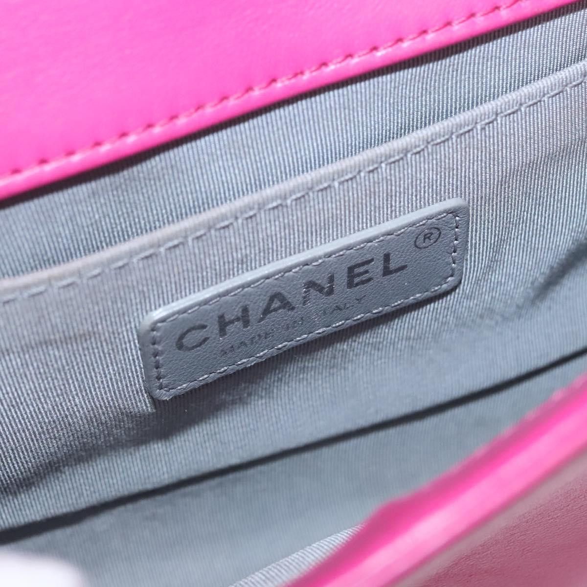 Chanel Boy Pink Velvet Shoulder Bag (Pre-Owned) Size ONE SIZE - 15 Thumbnail