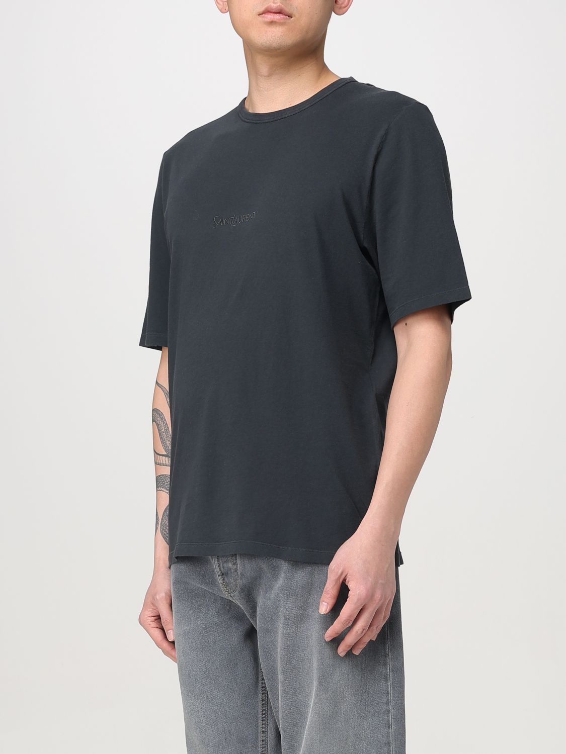 Saint Laurent Paris Saint Laurent T-Shirt Men Black Size US M / EU 48-50 / 2 - 3 Thumbnail
