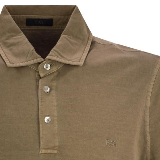 Fay FAY Men Polo Shirts NPMB250143TUY1 BEIGE Size US L / EU 52-54 / 3 - 4 Thumbnail