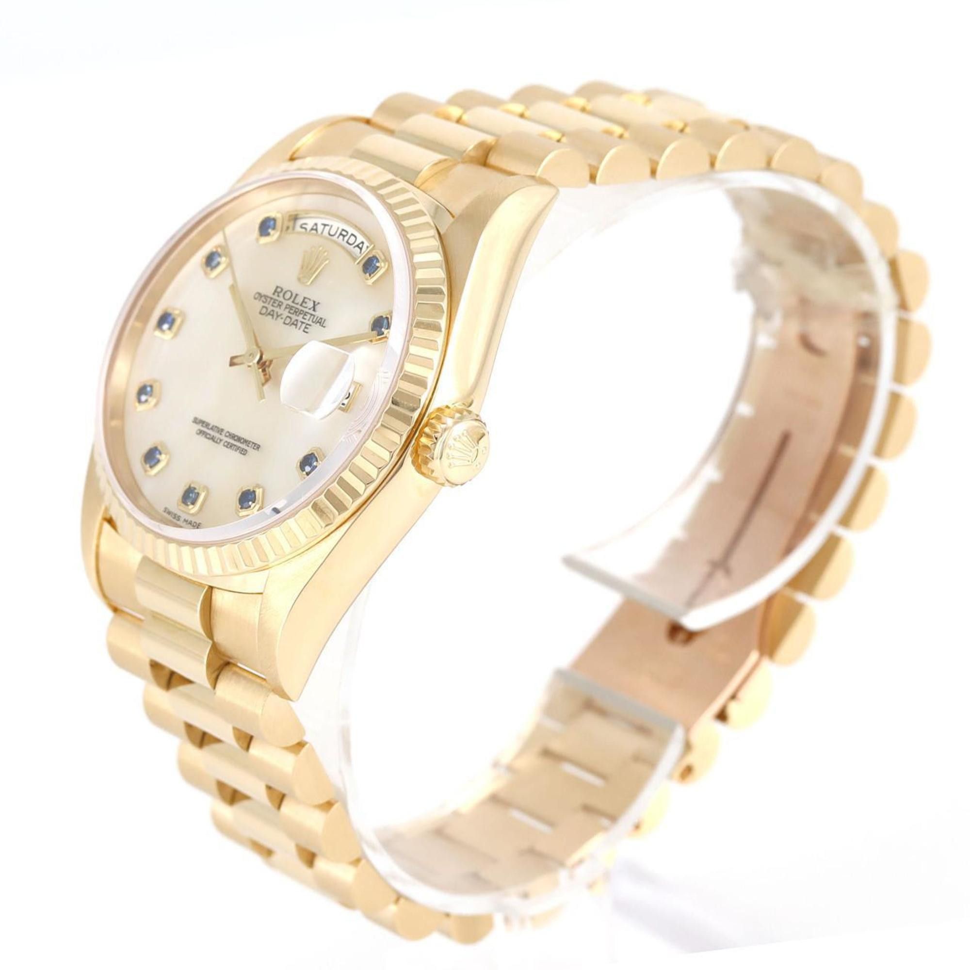 Rolex Rolex Day-Date 18238NGS YG Watch Automatic S-Serial Size ONE SIZE - 2 Thumbnail