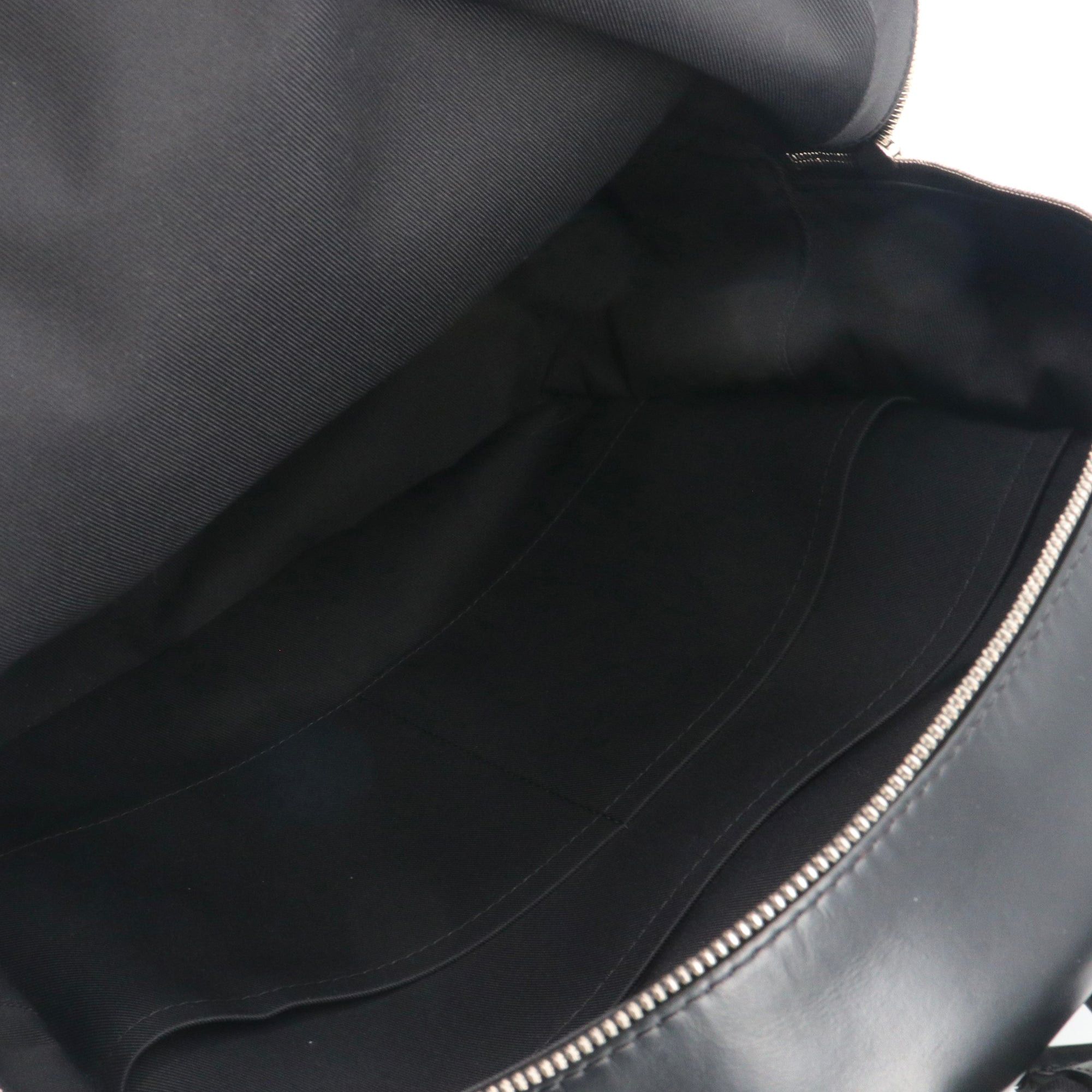 Louis Vuitton LOUIS VUITTON - Louis Vuitton Josh backpack in black leather and graphite damier canvas Size ONE SIZE - 9 Thumbnail