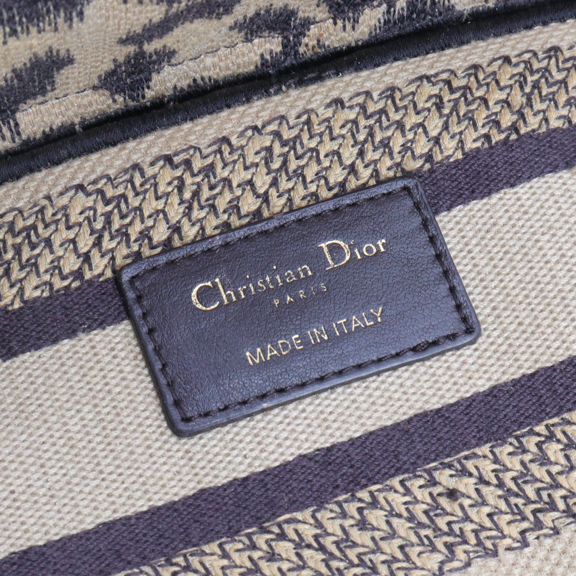 Dior DIOR - Lady D-Lite Dior shoulder bag in leopard canvas Size ONE SIZE - 10 Thumbnail