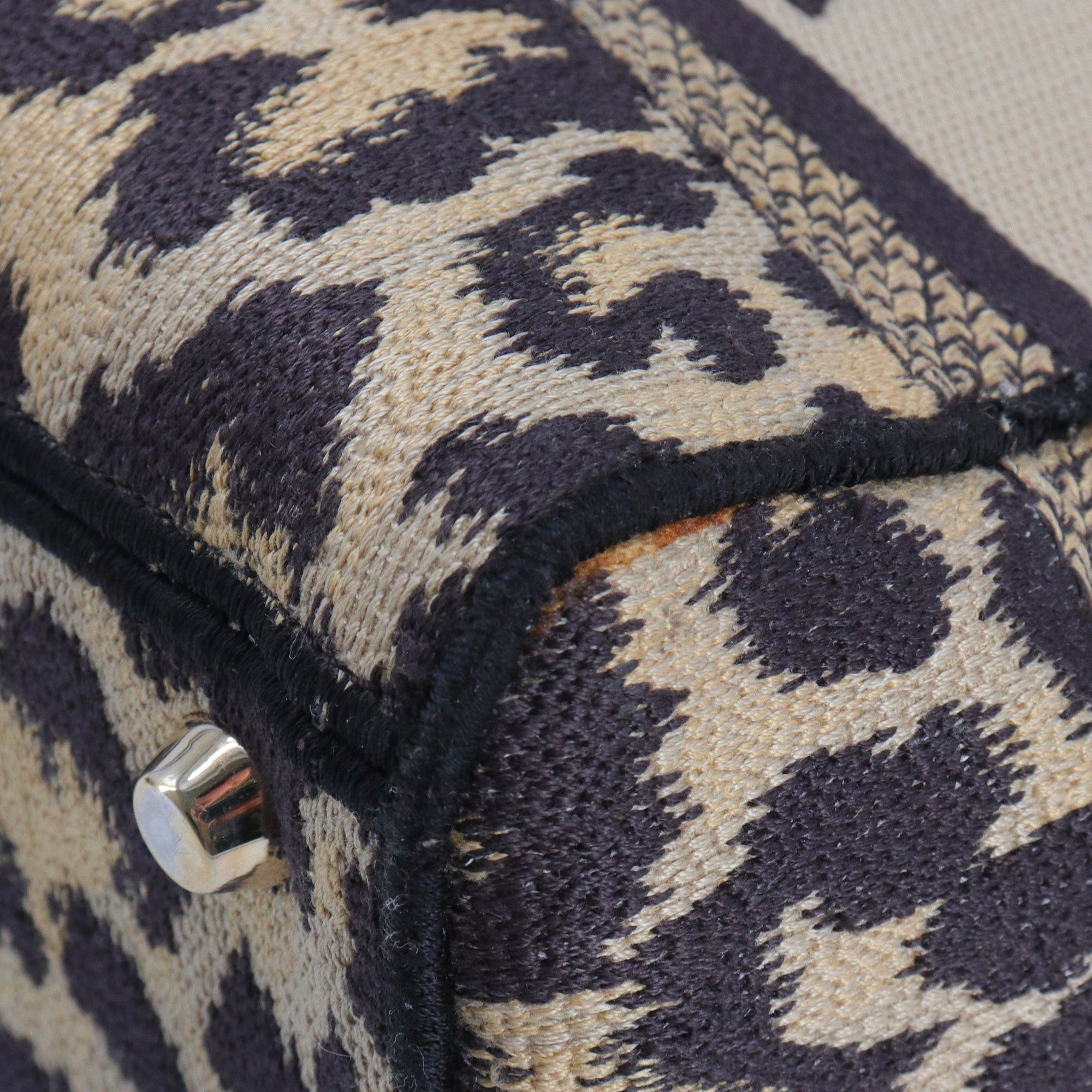 Dior DIOR - Lady D-Lite Dior shoulder bag in leopard canvas Size ONE SIZE - 7 Thumbnail