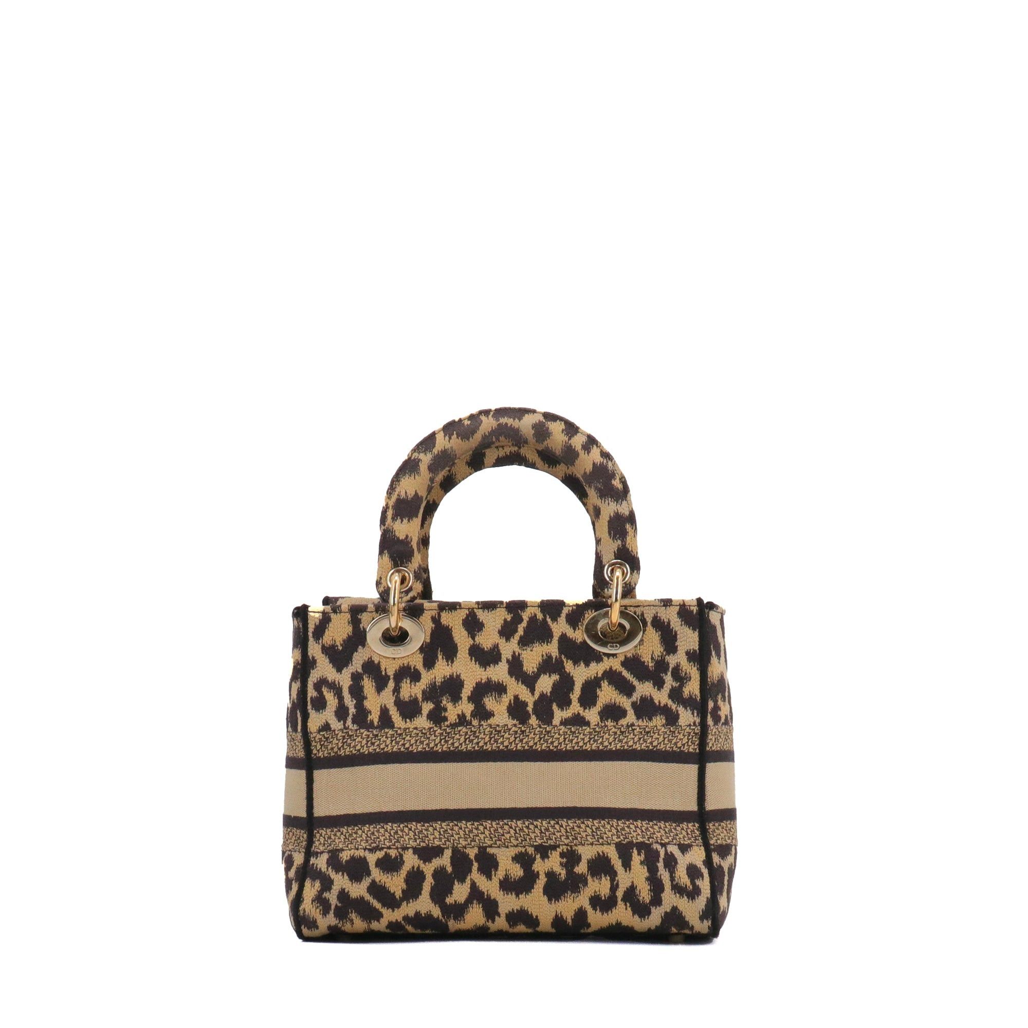 Dior DIOR - Lady D-Lite Dior shoulder bag in leopard canvas Size ONE SIZE - 3 Thumbnail