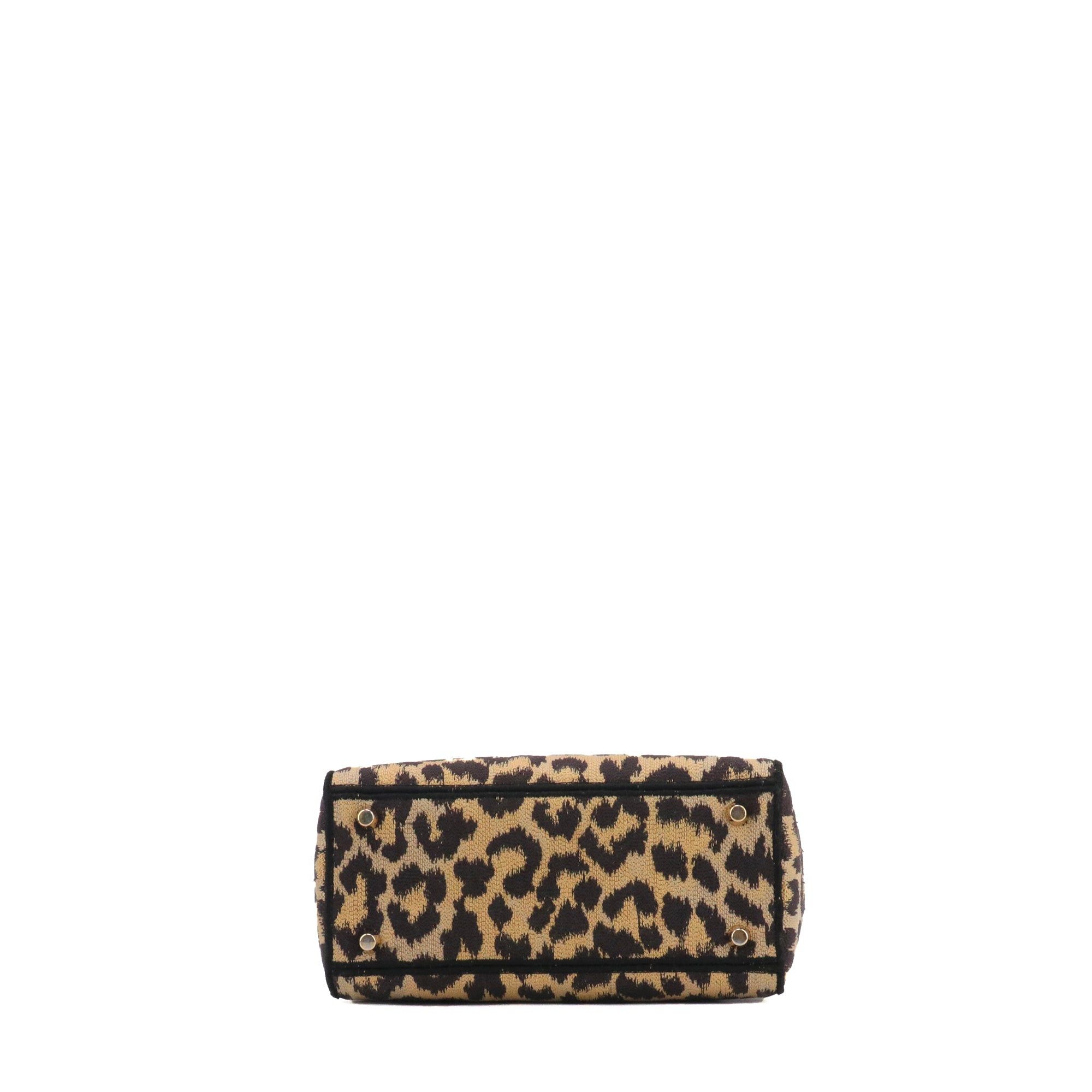 Dior DIOR - Lady D-Lite Dior shoulder bag in leopard canvas Size ONE SIZE - 4 Thumbnail